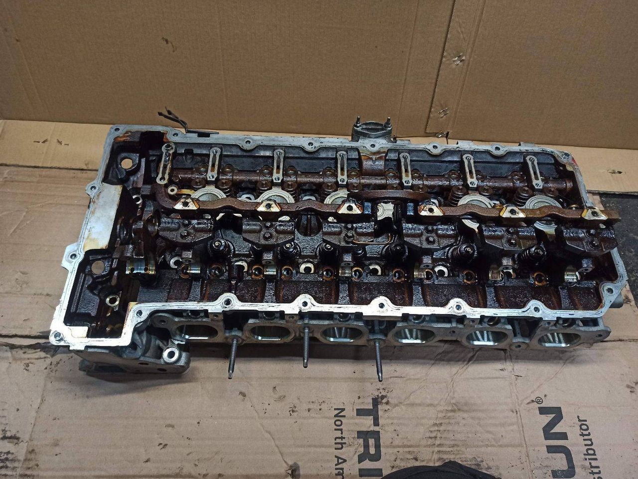 головка блока цилиндров BMW 5 серия F07/F10/F11 2011, 3.0 л., N52 B30 A, бензин, 7535325