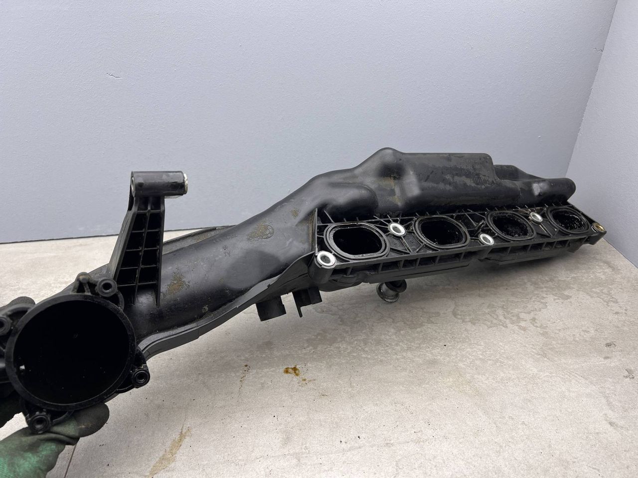 коллектор впускной BMW 7 серия F01/F02 2009, 4.4 л., N63 B44 A, бензин, 7555666
