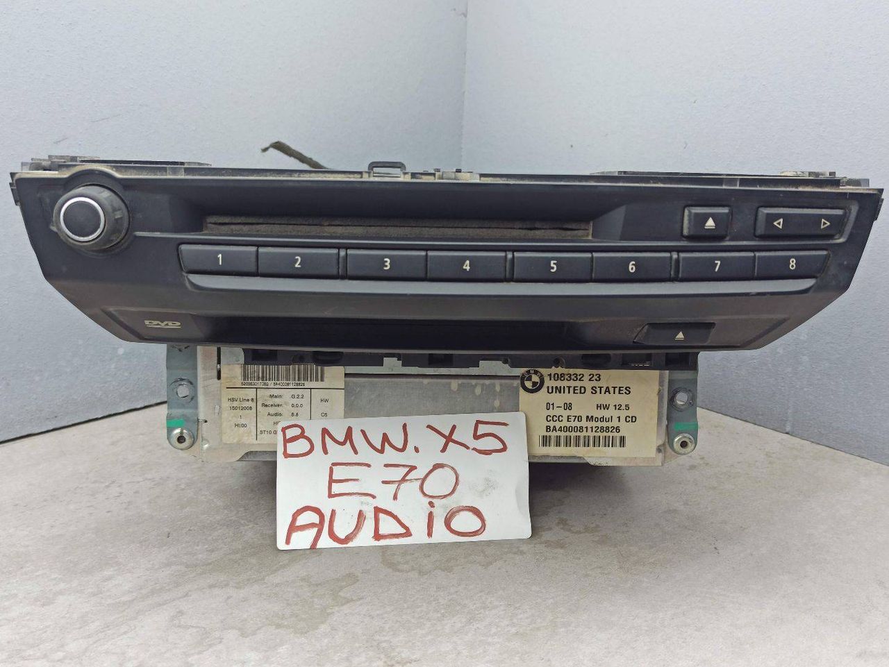 навигация BMW X5 E70 2008, 9170732