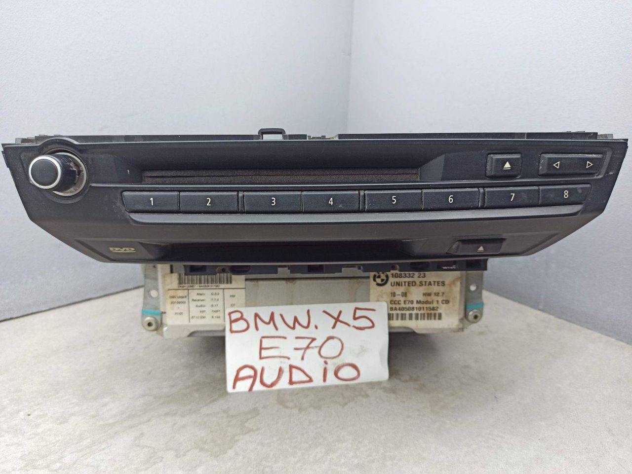 навигация BMW X5 E70 2008, 9191568