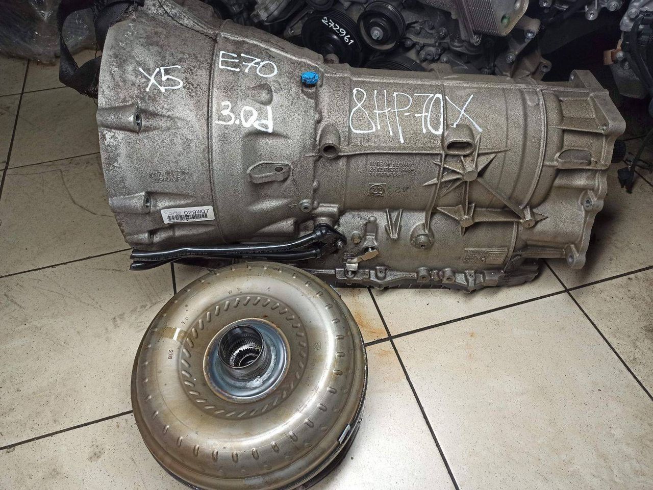 КПП автоматическая (АКПП) BMW X5 E70 [рестайлинг] 2012, 3.0 л., N57 D30 A, дизель, 7612814