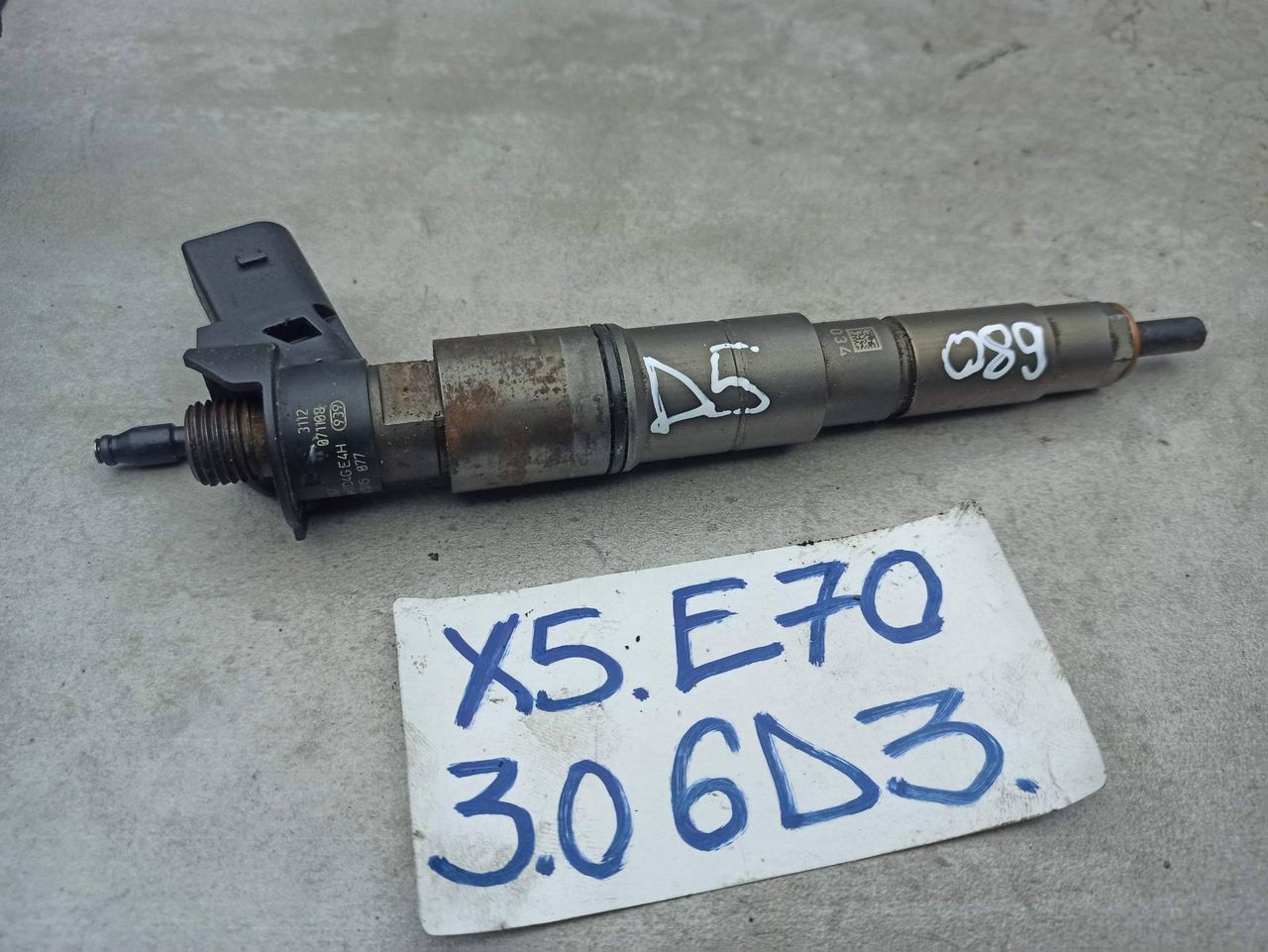 форсунка BMW X5 E70 2008, 3.0 л., M57 D30 (306D3), дизель, 7808089
