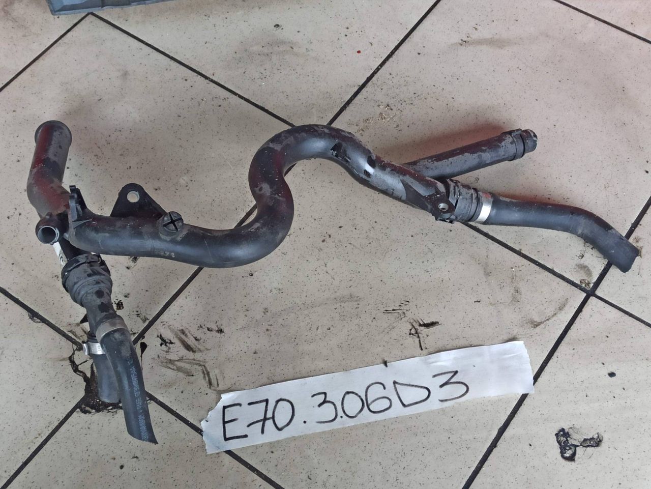 патрубок (трубопровод, шланг) BMW X5 E70 2009, 3.0 л., M57 D30 (306D3), дизель, 7808706