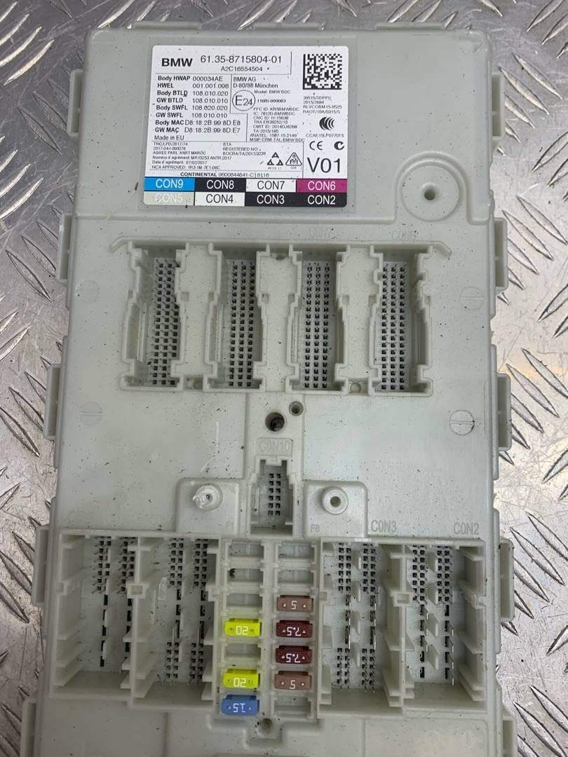 блок комфорта BMW 5 серия G30/G31 G31 2018, 2.0 л., B48 B20 A, бензин, задний привод, правый руль, 61358715804, 8715804