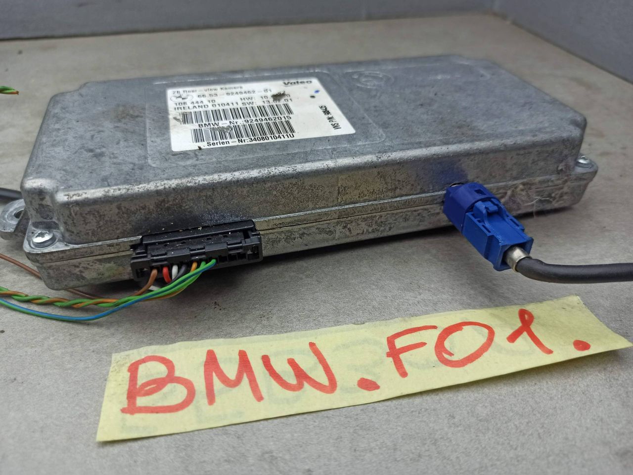 блок управления камерой BMW 7 серия F01/F02 [рестайлинг] 2013, 3.0 л., N55 B30 A, бензин, 9249462