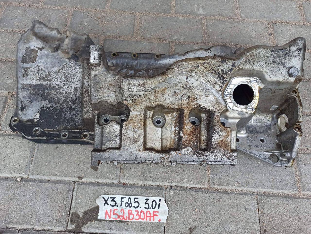 масляный поддон BMW X3 F25 2011, 3.0 л., N52 B30, бензин, 7570403