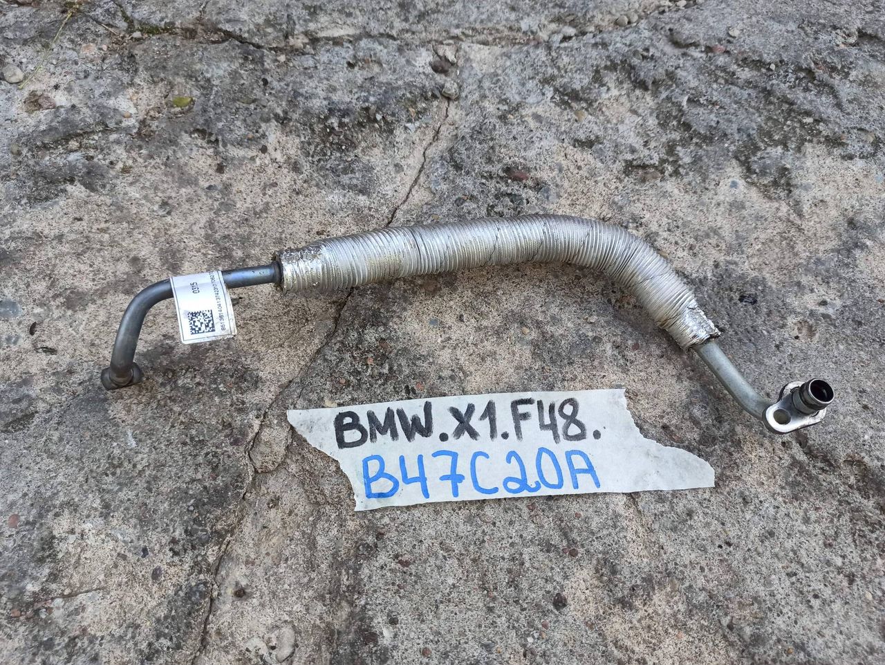 масляная трубка турбины BMW X1 F48 2017, 1.8 л., дизель, АКПП, 475, полный привод, 8513614