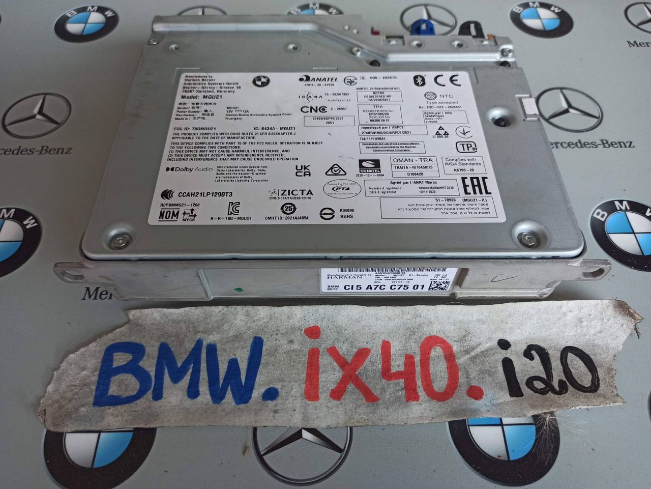 навигация BMW iX I20 2022, электро, полный привод, правый руль, 5A7CC75