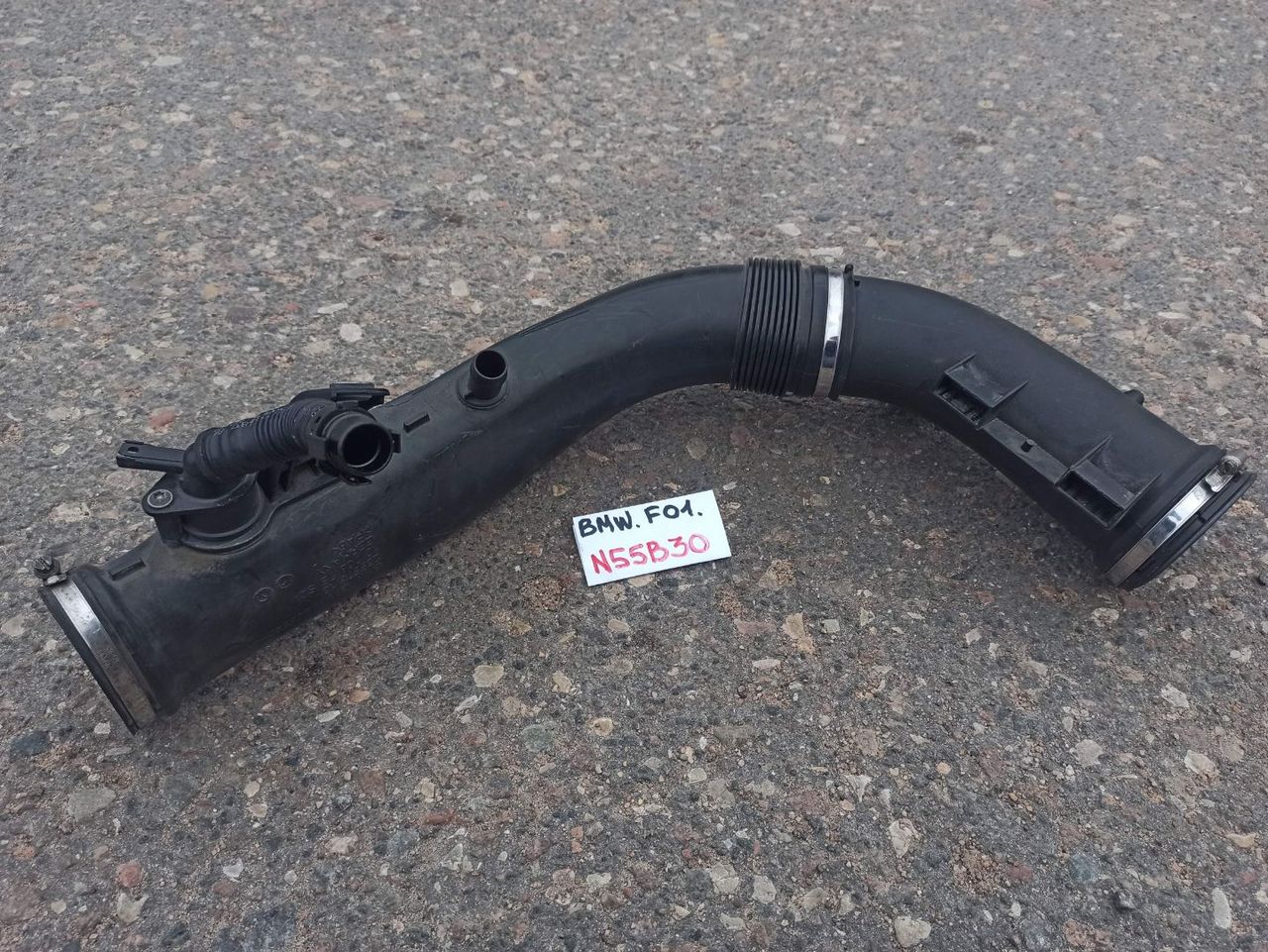 патрубок турбины BMW 7 серия F01/F02 [рестайлинг] 2013, 3.0 л., N55 B30 A, бензин, 7605585