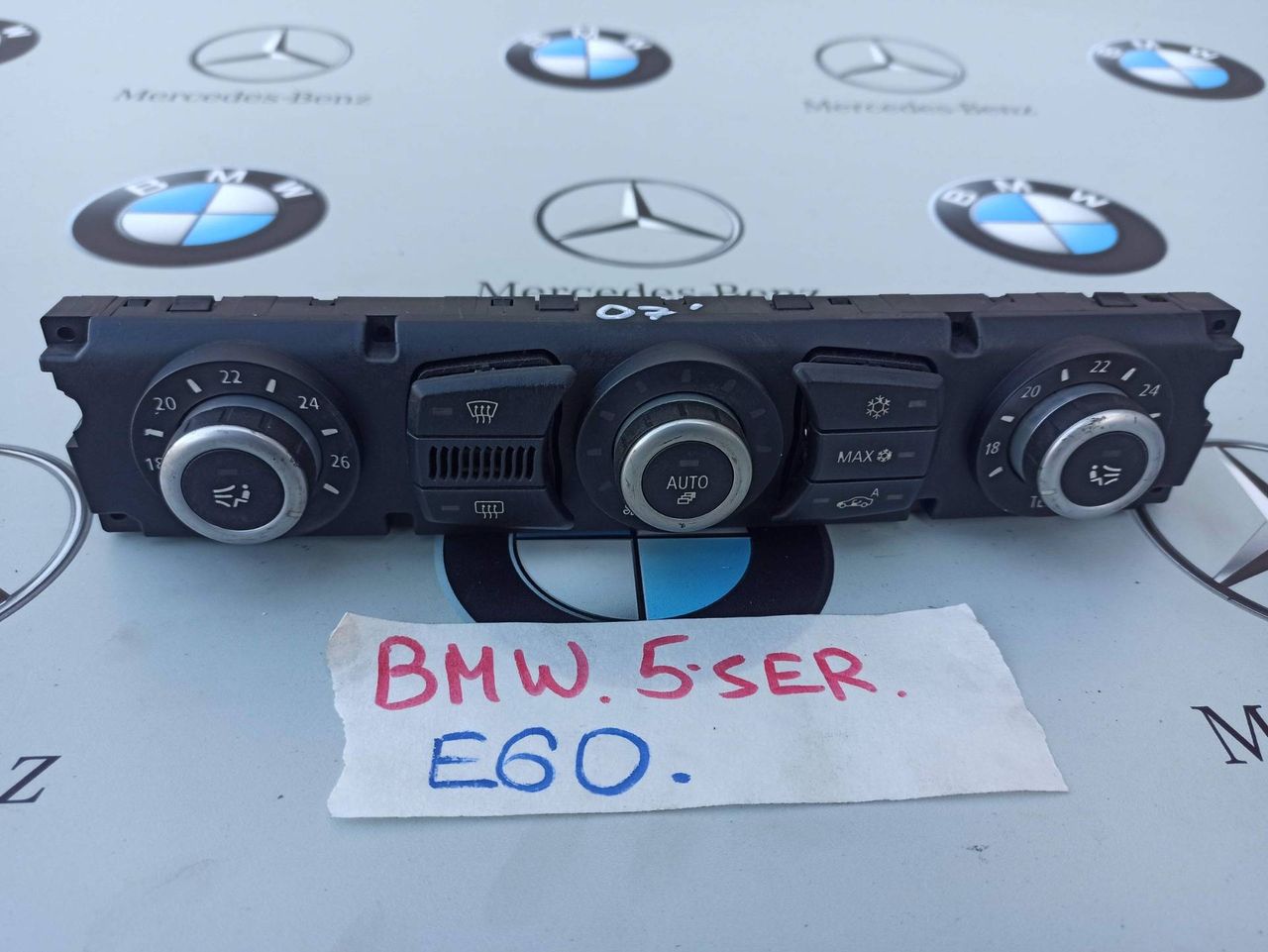 блок управления печки / климат-контроля BMW 5 серия E60/E61 [рестайлинг] 2007, 9155642
