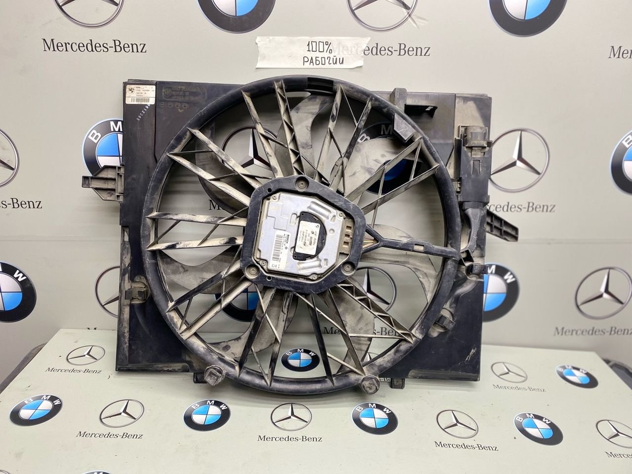 вентилятор радиатора BMW 5 серия E60/E61 2005, 3.0 л., M57 D30 (306D2), дизель, 6925724