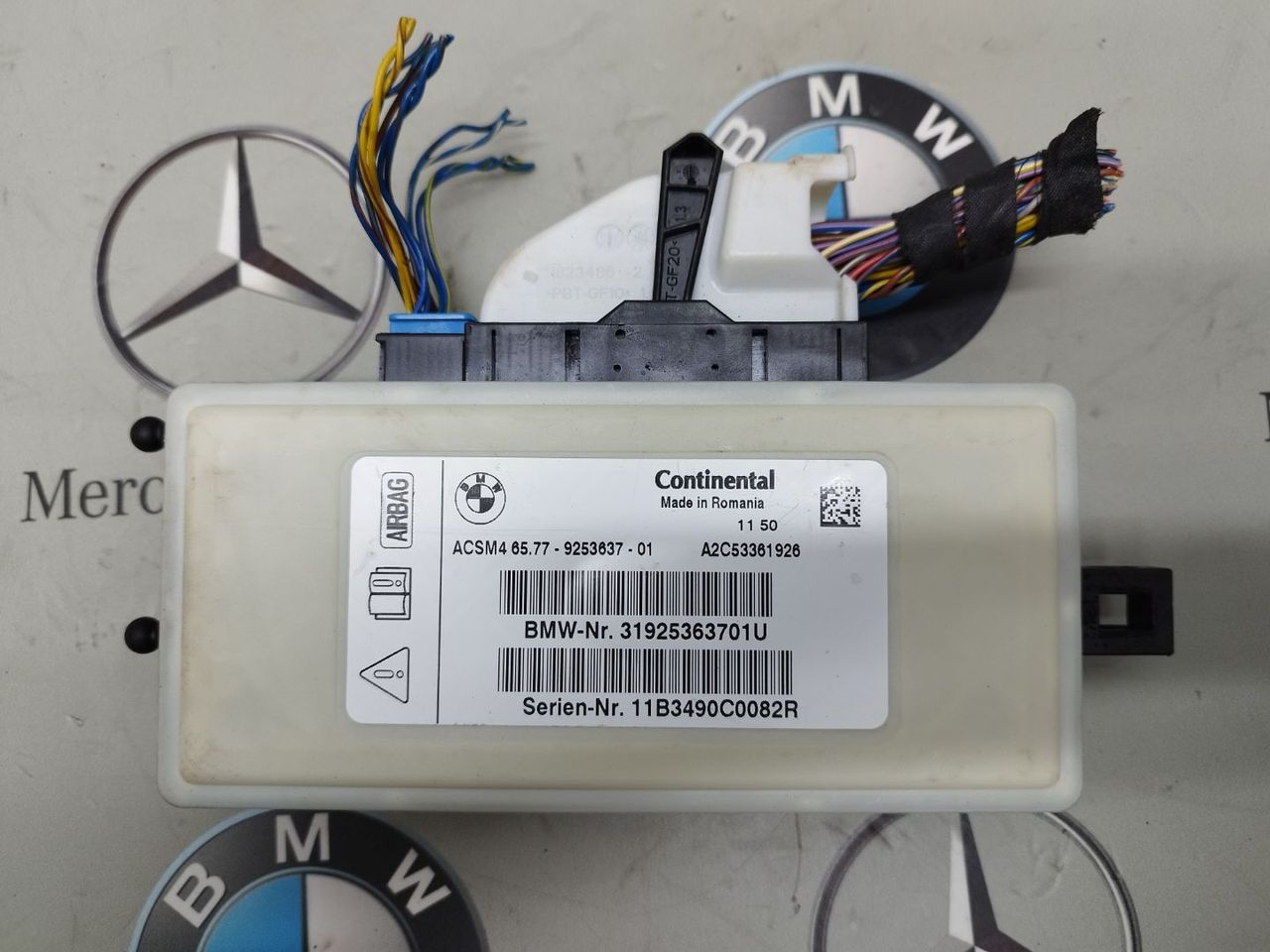 блок AirBag BMW X3 F25 2012, 3.0 л., N52 B30 A, бензин, 9253637