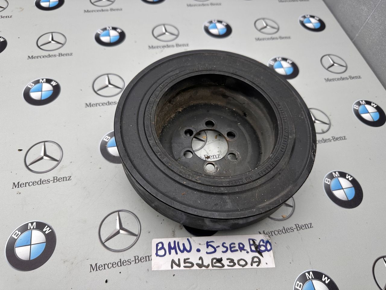 шкив коленвала BMW 5 серия E60/E61 [рестайлинг] 2007, 3.0 л., N52 B30 A, бензин, 7546087