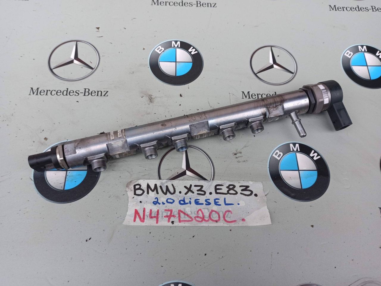 топливная рампа BMW X3 E83 [рестайлинг] 2009, 2.0 л., N47 D20 C, дизель, 7809128