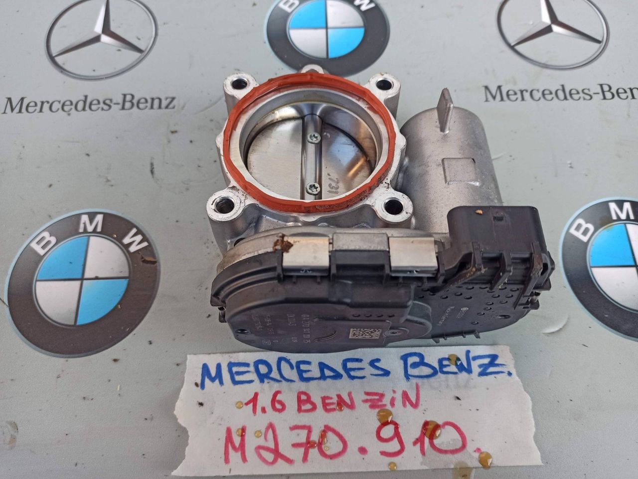 заслонка дроссельная Mercedes-Benz B-Класс W246 [рестайлинг] 2015, 1.6 л., M 270.910, бензин, A2701410025