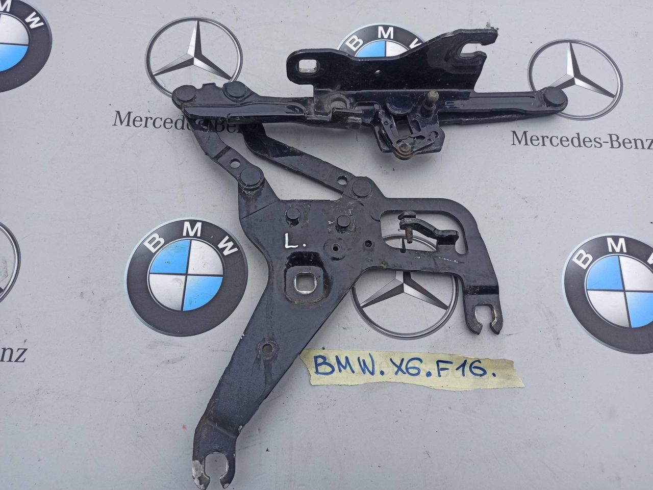 петля капота левая BMW X6 F16 2016, 3.0 л., бензин, правый руль, 7294529