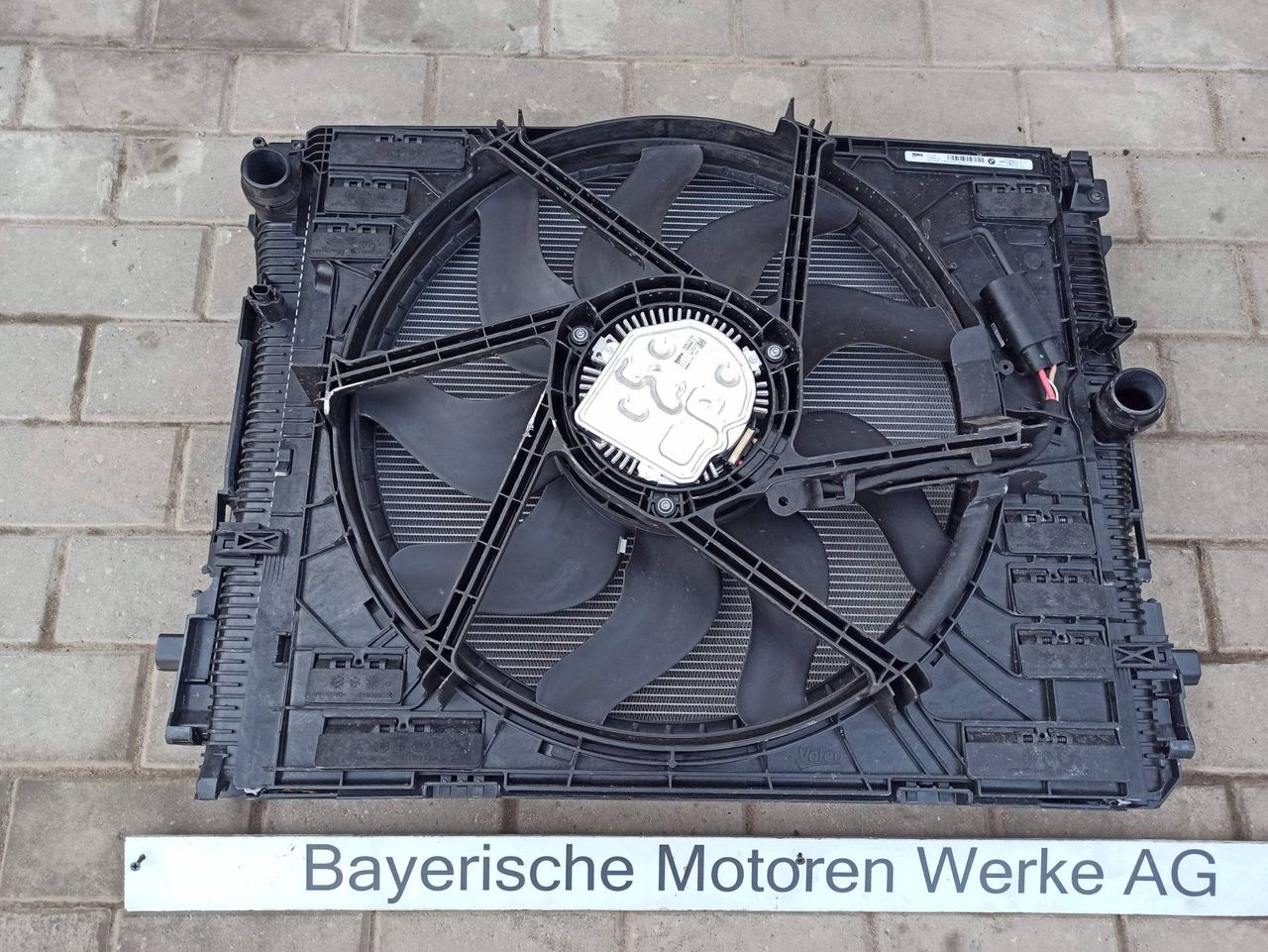 кассета радиаторов BMW i4 G26 2022, электро, АКПП, 7935173