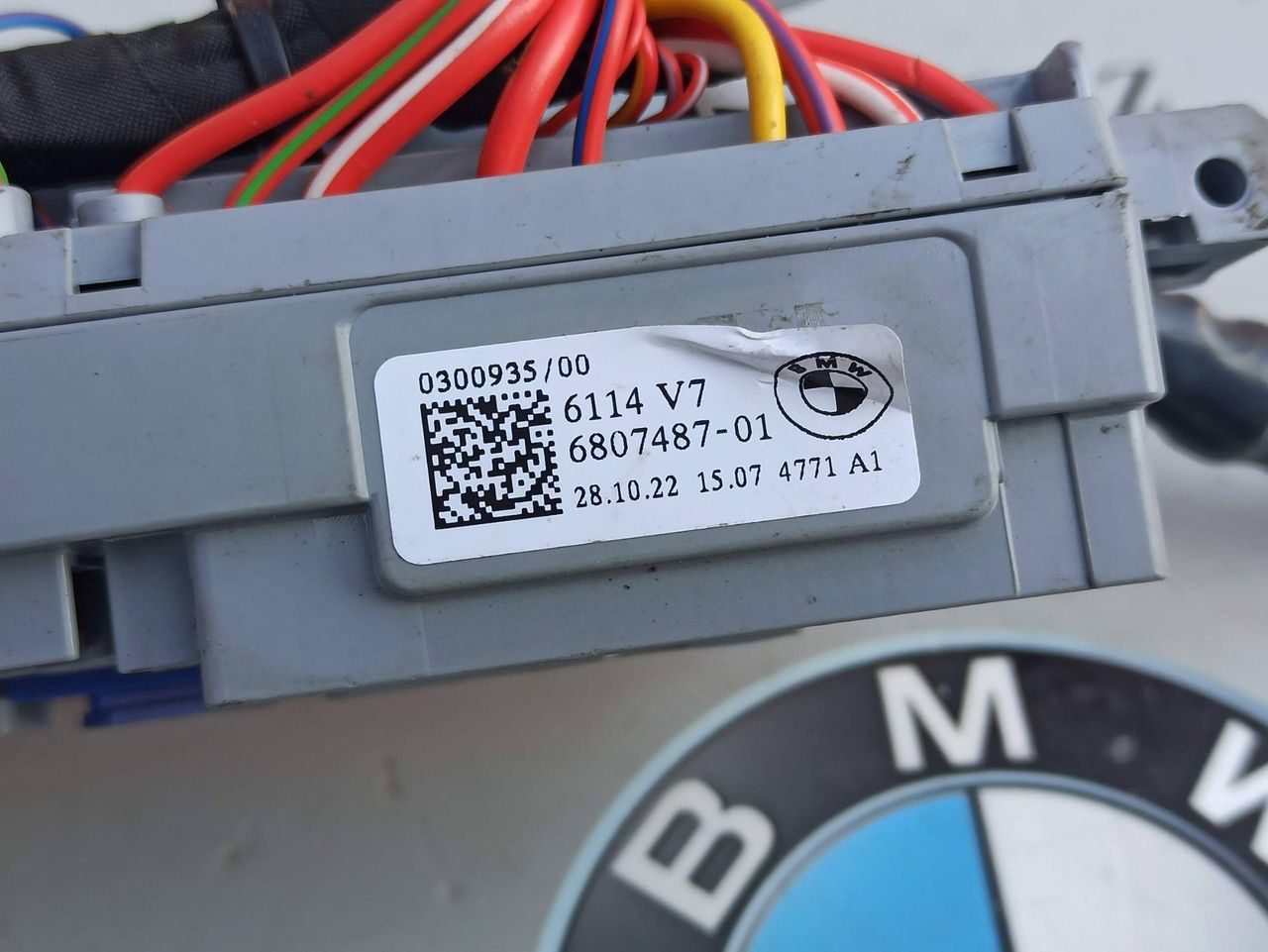 блок предохранителей BMW i4 G26 2022, электро, АКПП, 6807487