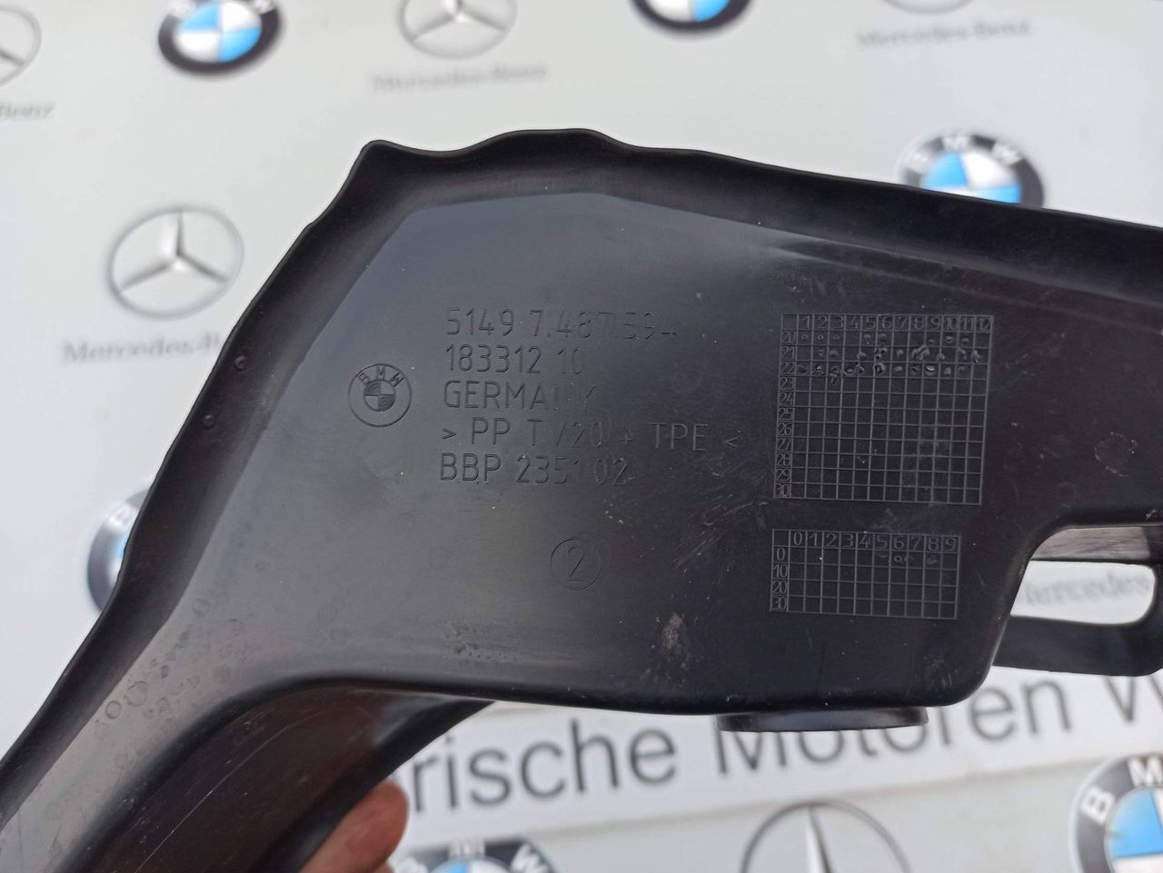 водосток крышки багажника BMW i4 G26 2022, электро, АКПП, 7487594