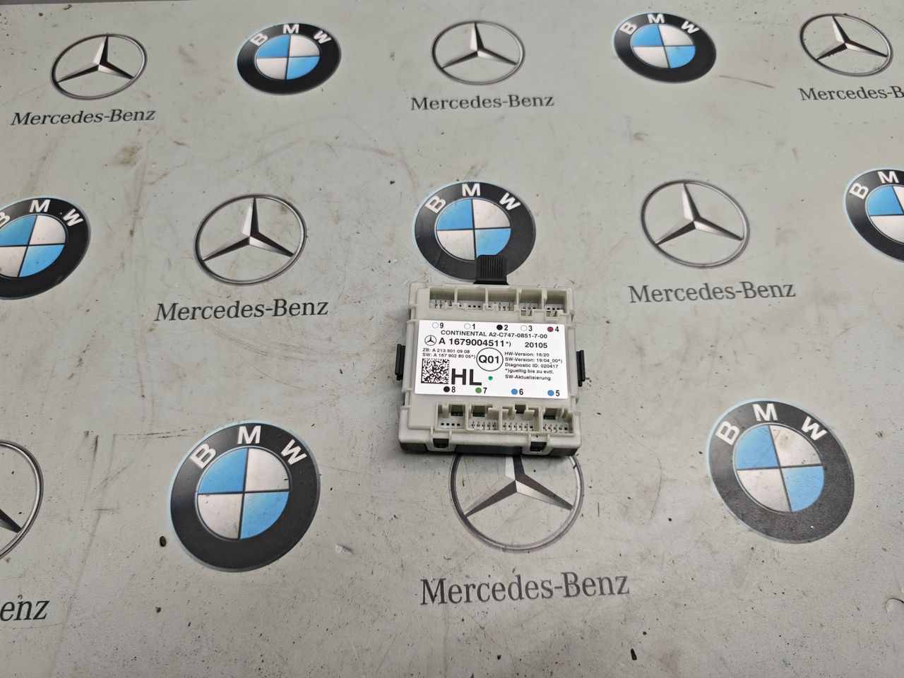 модуль управления двери Mercedes-Benz GLC-Класс X253 [рестайлинг] 2020, 2.0 л., M264.920, бензин, полный привод, правый руль, A1679004511