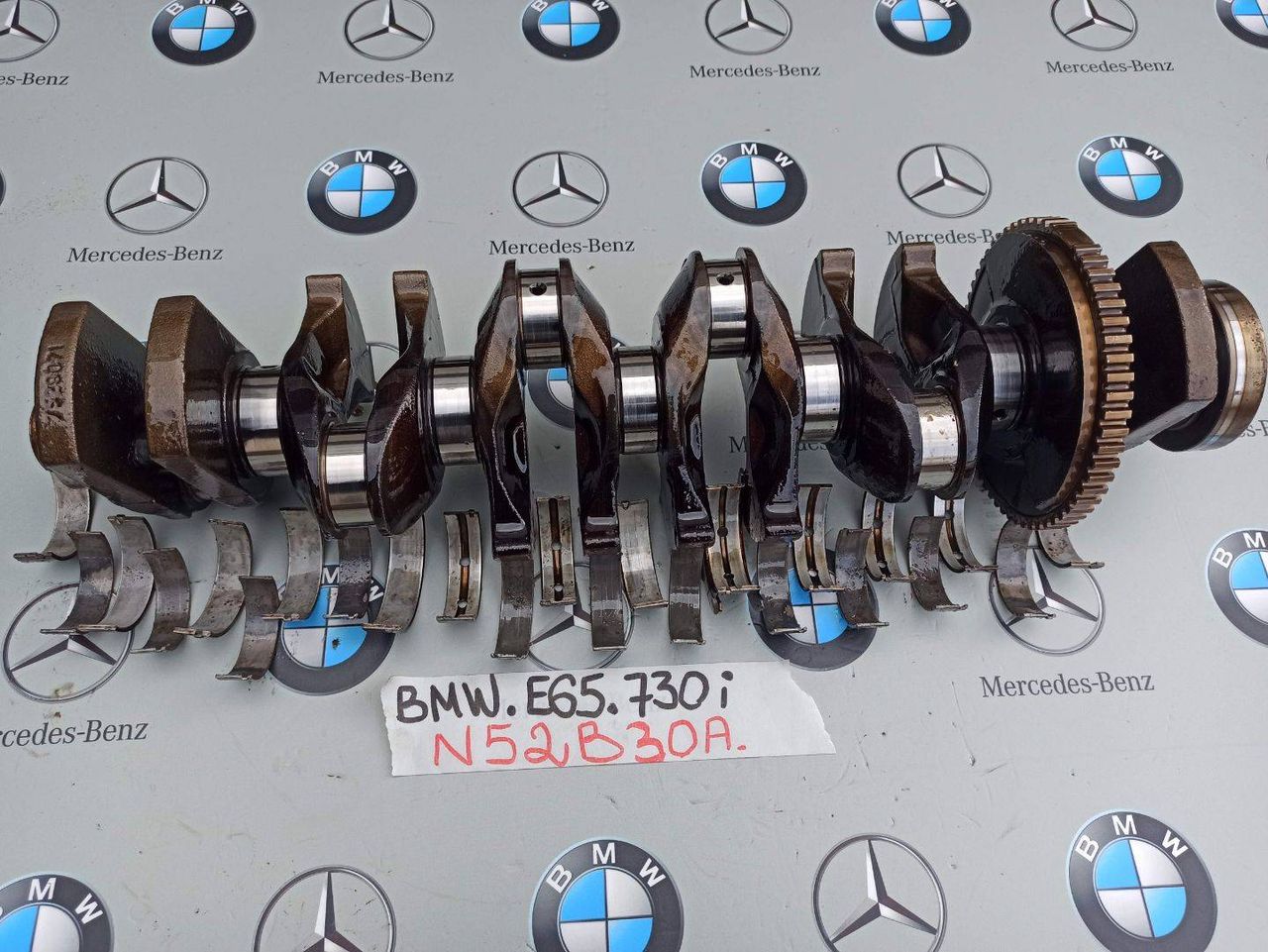 коленвал BMW 7 серия E65/E66/E67 [рестайлинг] 2007, 3.0 л., N52 B30 A, бензин, 7553279