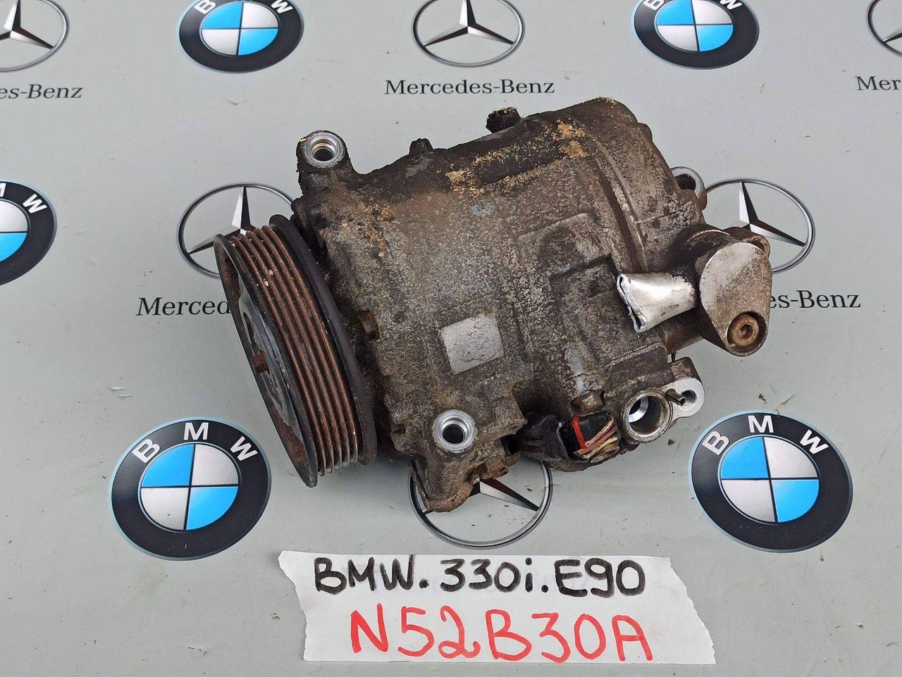компрессор кондиционера BMW 3 серия E90/E91 [рестайлинг] 2008, 3.0 л., N52 B30 A, бензин