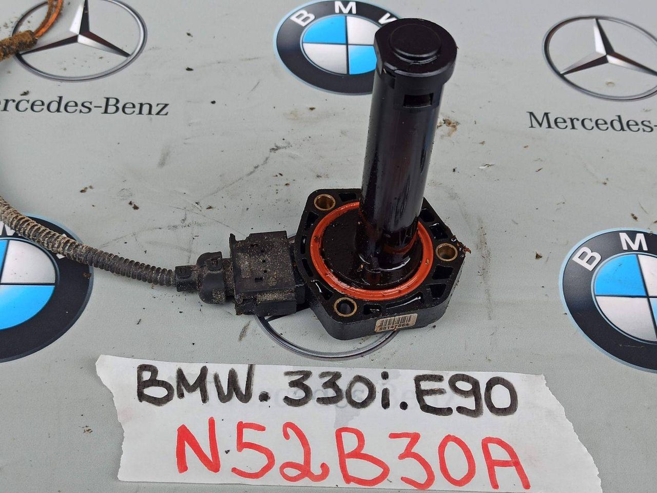 датчик уровня масла BMW 3 серия E90/E91 [рестайлинг] 2008, 3.0 л., N52 B30 A, бензин, 7567723