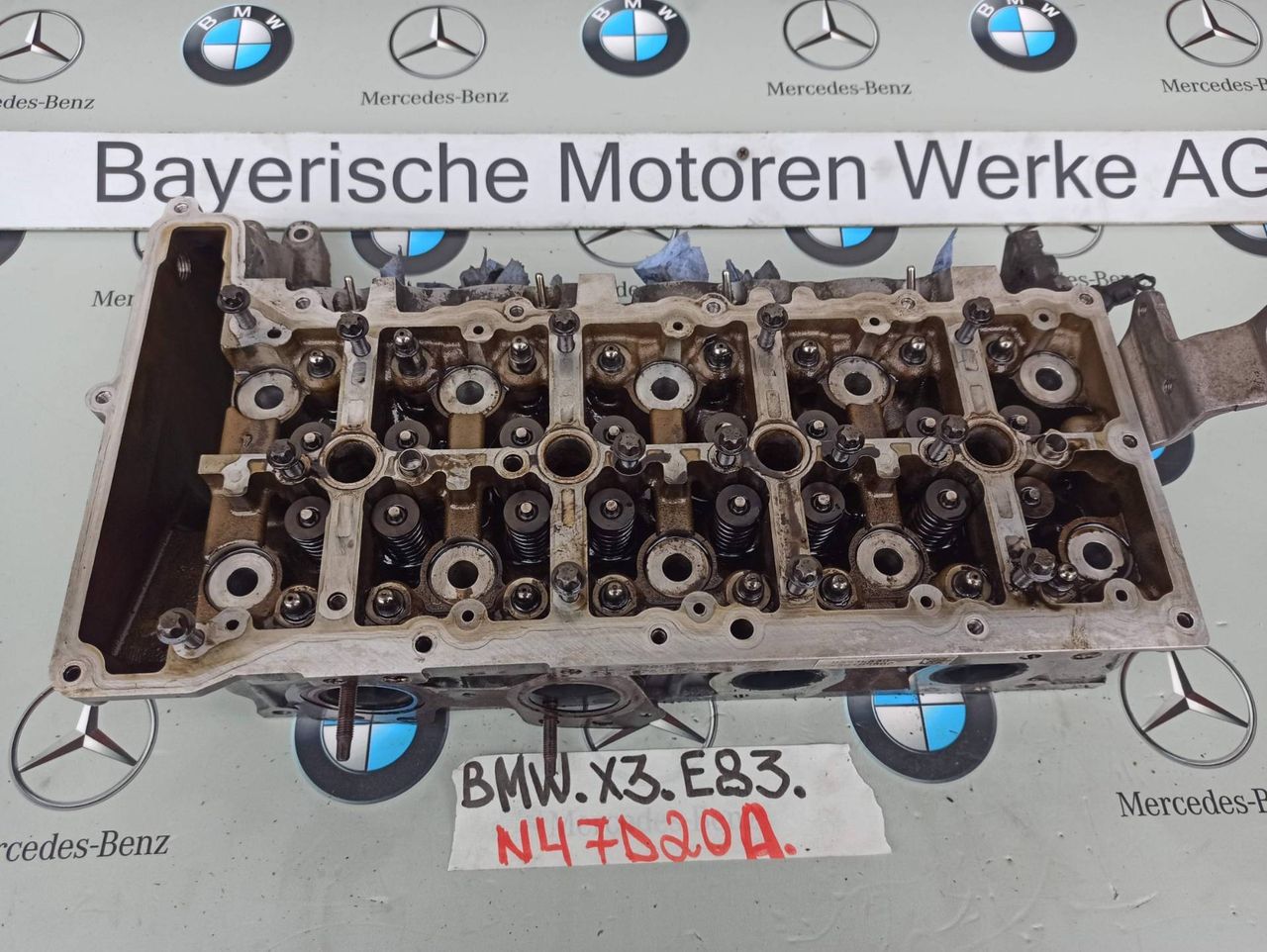 головка блока цилиндров BMW X3 E83 [рестайлинг] 2008, 2.0 л., дизель