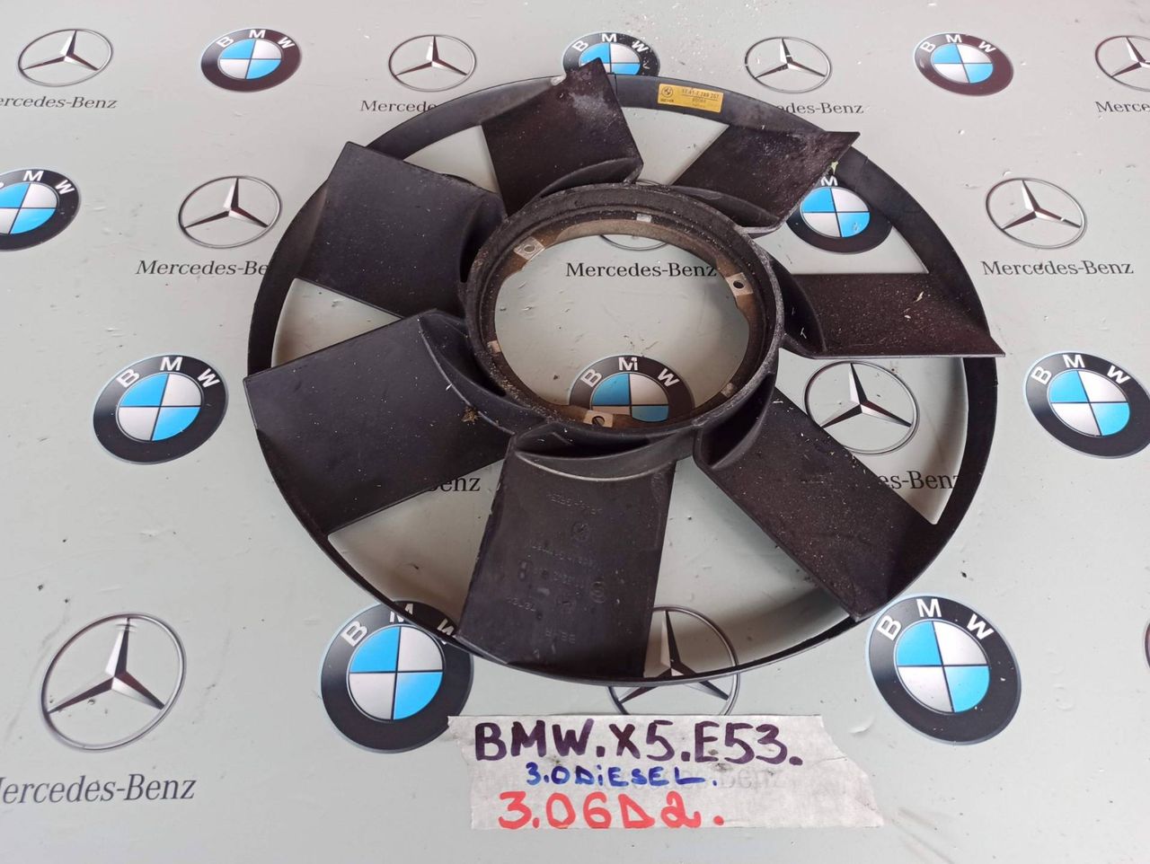 крыльчатка вискомуфты BMW X5 E53 [рестайлинг] 2005, 306D2, 7789257