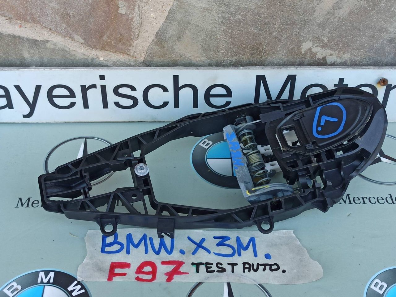 скелет ручки двери задней левой BMW X3 M F97 [рестайлинг] 2024, 3.0 л., бензин, 9881775