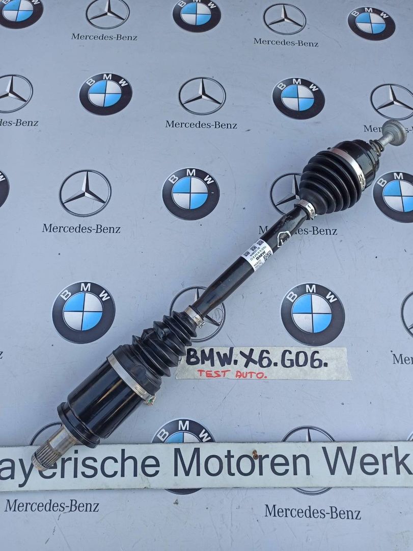 полуось передняя левая (приводной вал, ШРУС) BMW X6 G06 [рестайлинг] 2024, 3.0 л., бензин, 475, 8486201