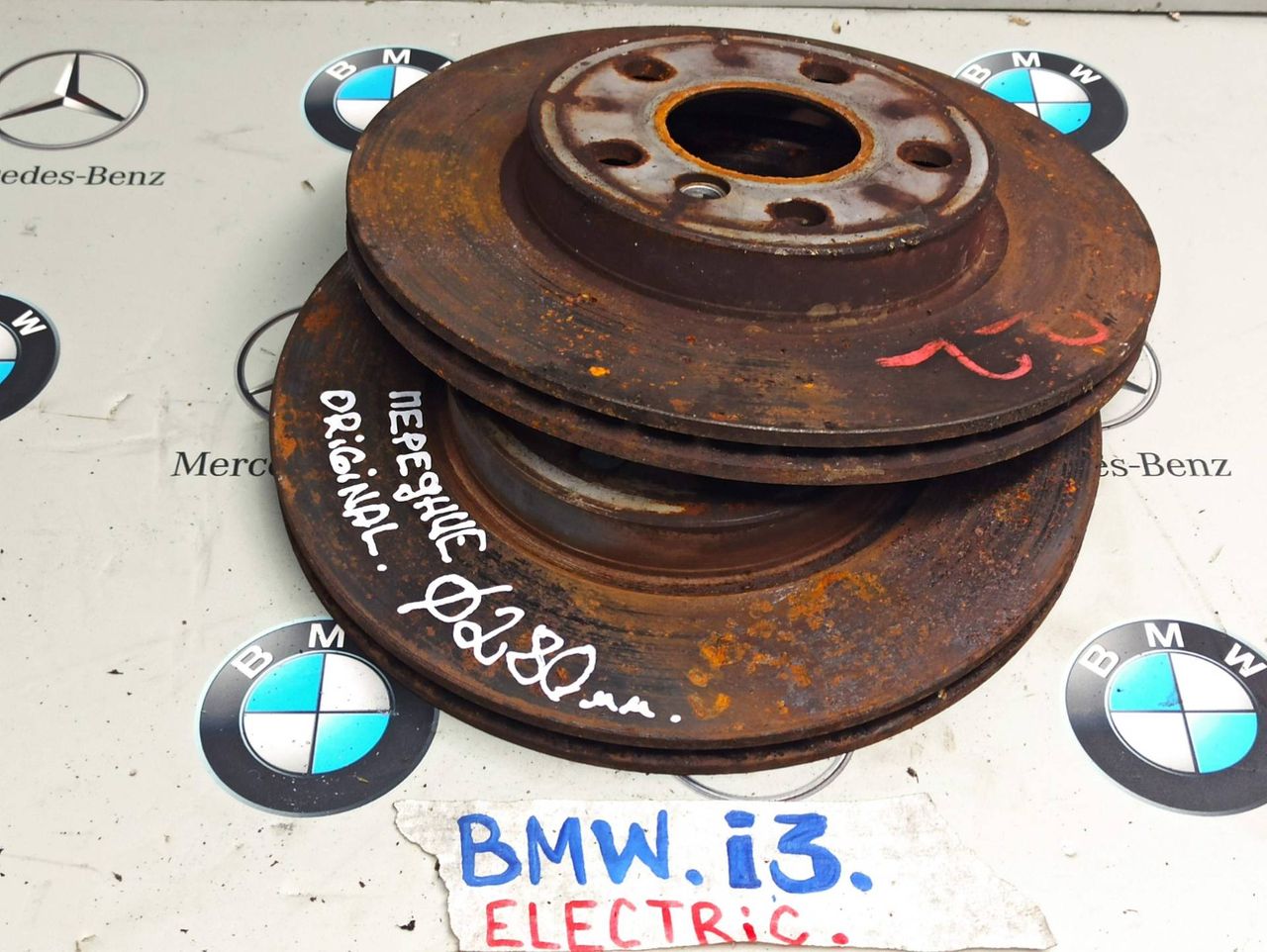 диски тормозные (комплект) BMW i3 L01 2014, 6866293