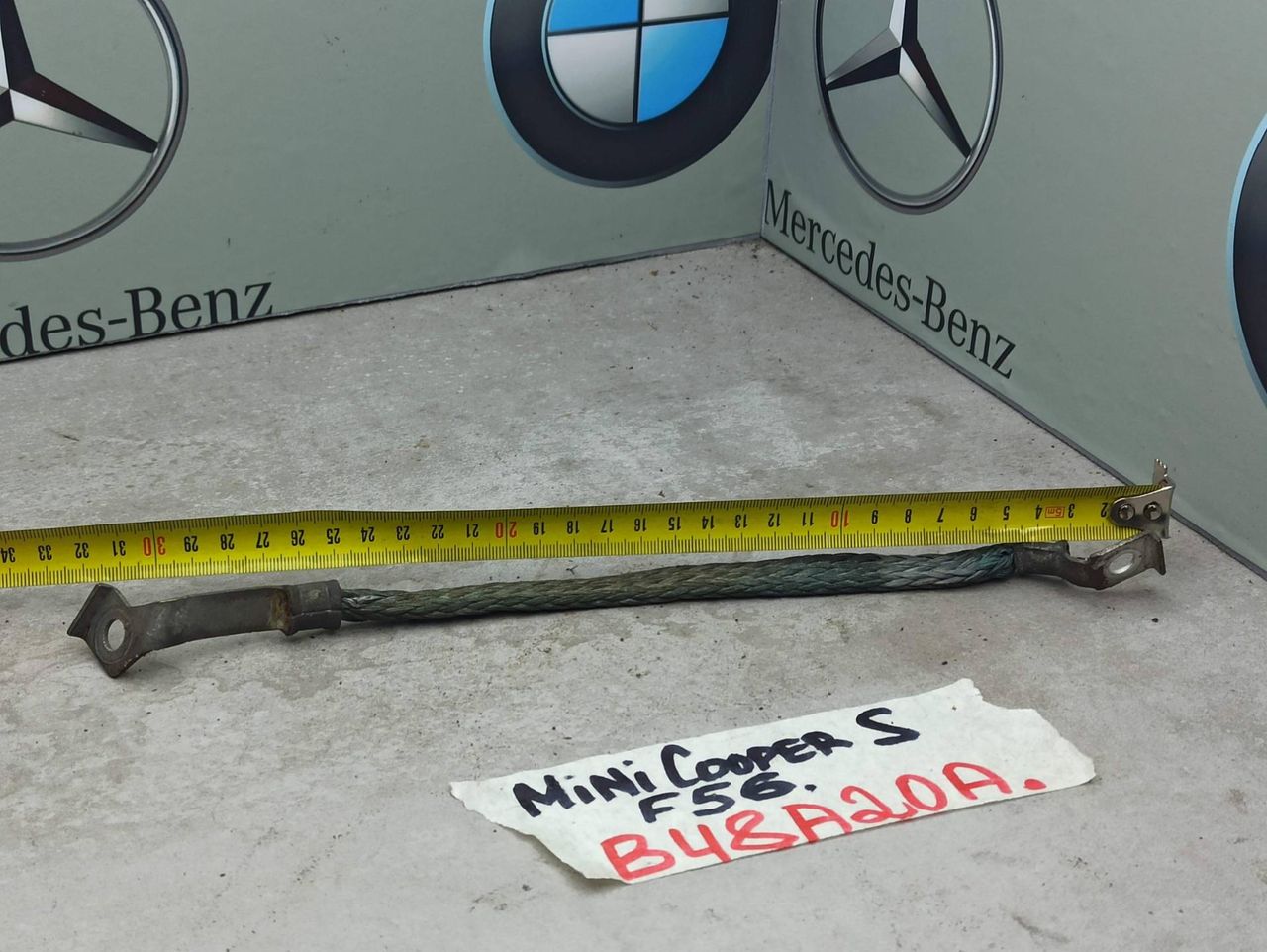 минусовой провод аккумулятора Mini Cooper S 3 поколение F56 2015, 2.0 л., B48 A20 A, бензин