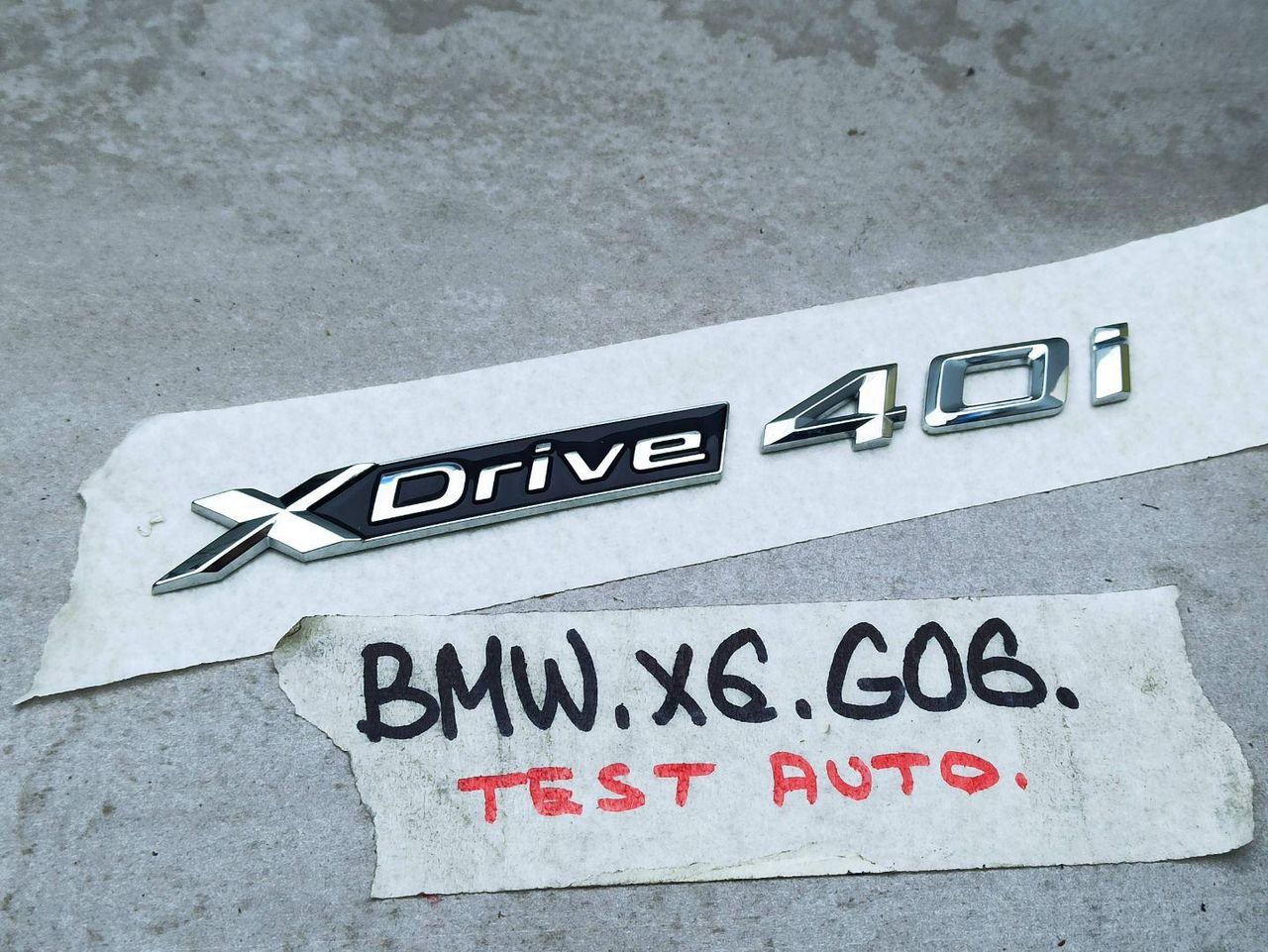 эмблема BMW X6 G06 [рестайлинг] 2023, 3.0 л., бензин, c36