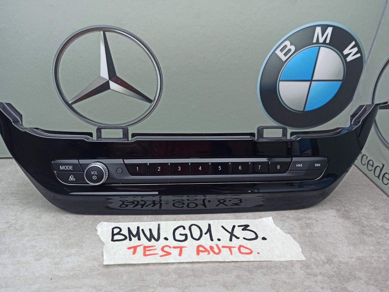 панель управления магнитолой BMW X3 G01 [рестайлинг] 2023, 2.0 л., бензин, a300, 5A47C39