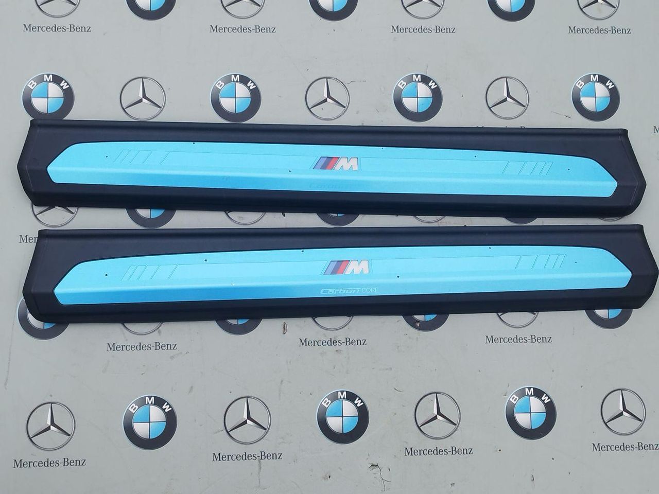 комплект накладок на пороги (внутренние) BMW 8 серия G14/G15 [рестайлинг] 2022, 3.0 л., B58B30C, бензин, АКПП, c36, купе, полный привод, 8076406, 8076405