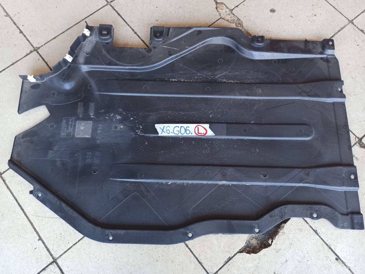 защита днища BMW X6 G06 [рестайлинг] 2023, 3.0 л., бензин, a96, полный привод, 9477803