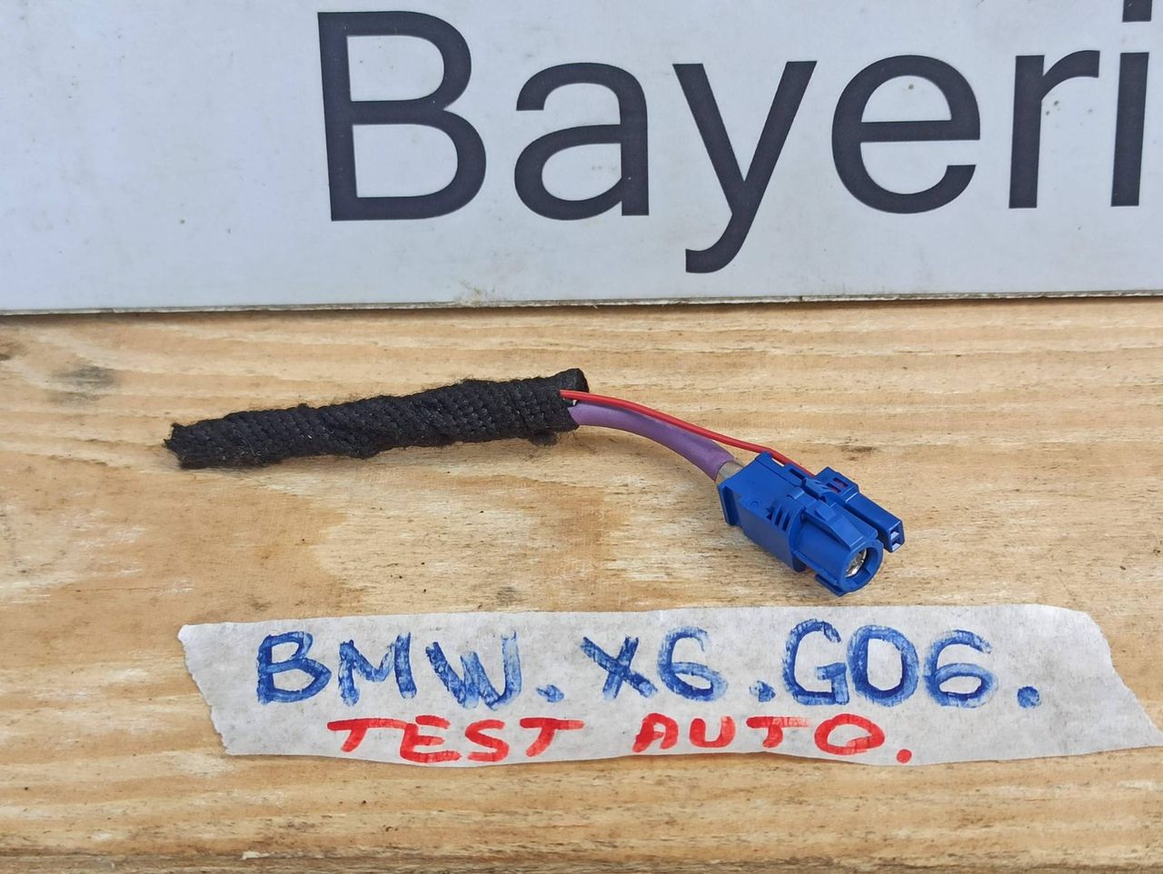 разъем (фишка) проводки BMW X6 G06 [рестайлинг] 2023, 3.0 л., бензин, a96, полный привод