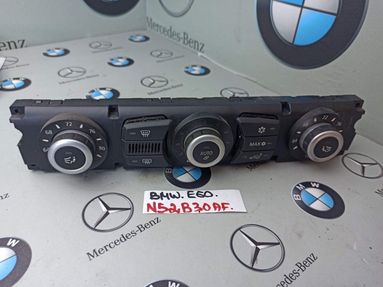 блок управления печки / климат-контроля BMW 5 серия E60/E61 [рестайлинг] 2007, 3.0 л., N52 B30 AF, бензин, 7558073
