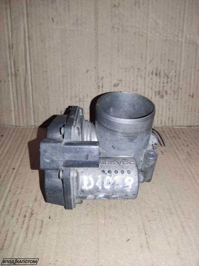 заслонка дроссельная Volkswagen Golf 5 поколение (2003 - 2009), 1.4 л., бензин, 03C133062C - фото №1