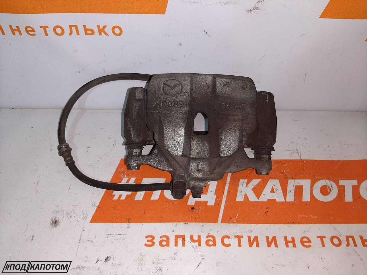 СУППОРТ перед. лев. Mazda 6 GJ GL 2014, 2.5 л., PY-VPS, бензин, АКПП, седан, передний привод, GHY93399Z - фото №1