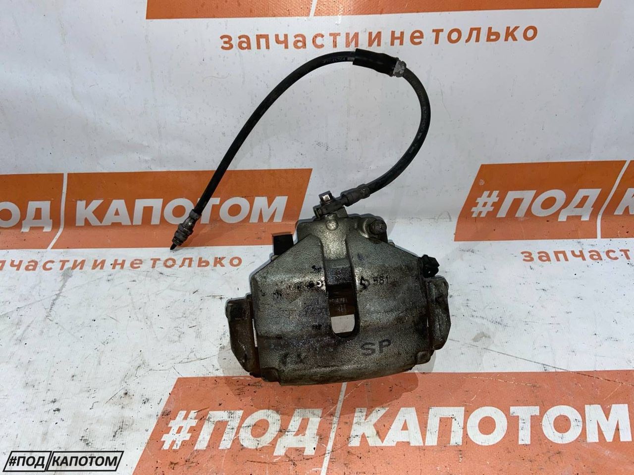 СУППОРТ перед. лев. Volkswagen Golf 5 поколение 2009, 1.4 л., CAVD, бензин, АКПП, универсал, передний привод, 1K0615123E - фото №1