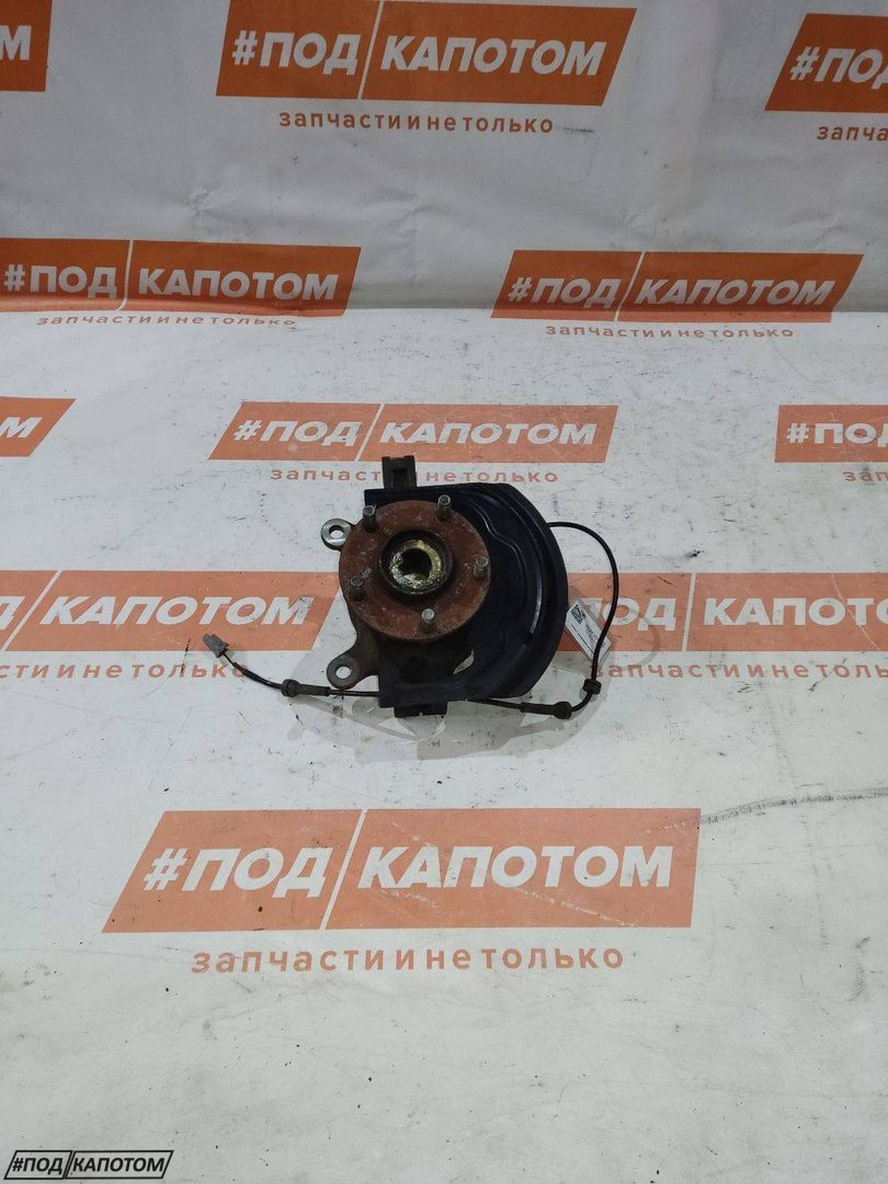 кулак поворотный левый Nissan X-Trail T31 2008, 2.5 л., QR25, бензин, АКПП, внедорожник 5 дв., полный привод - фото №1