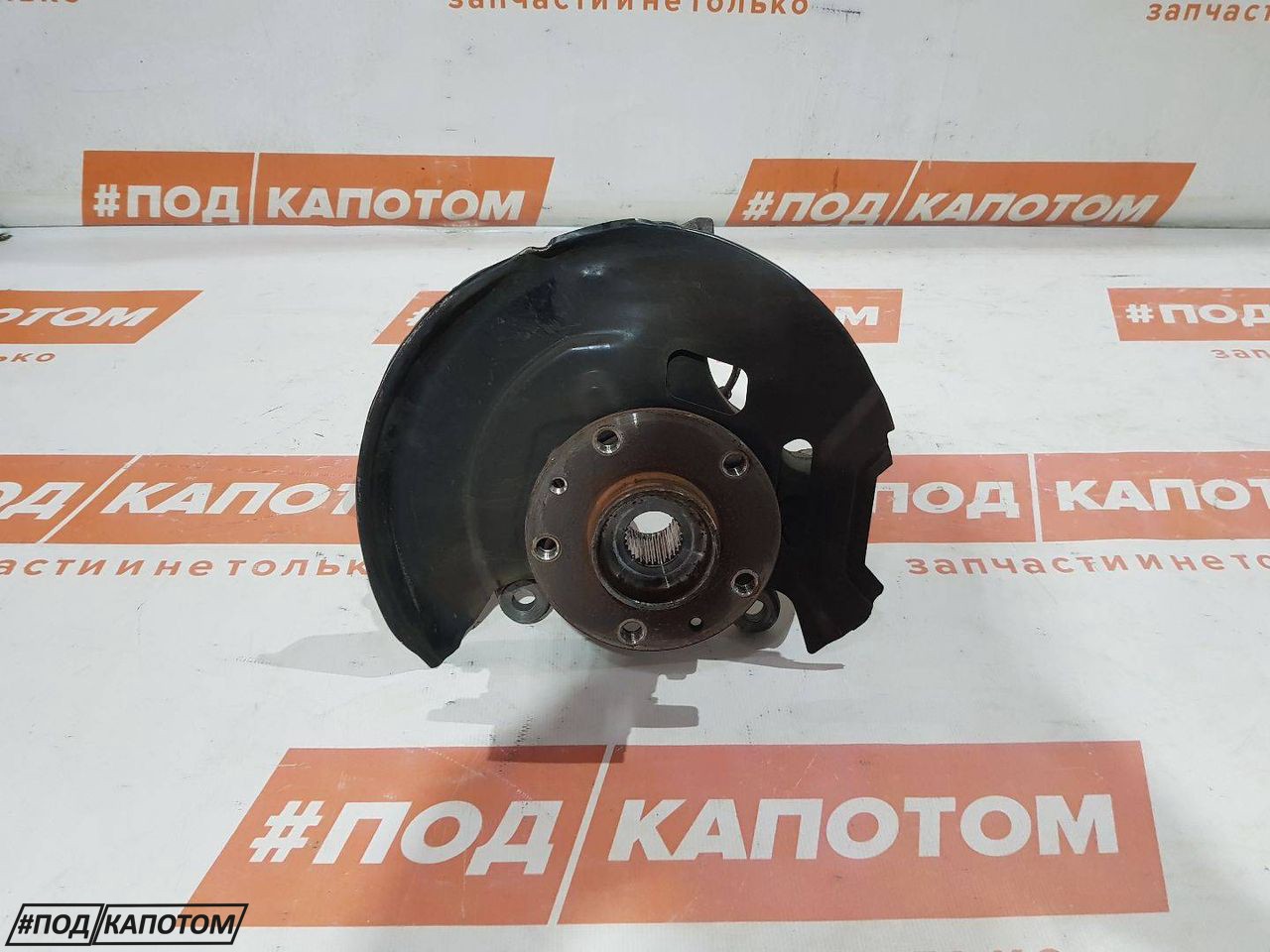 кулак поворотный левый Nissan Qashqai 2 поколение 2015, 2.0 л., MR20DD, бензин, АКПП, qab white(pearl), внедорожник 5 дв., передний привод - фото №1