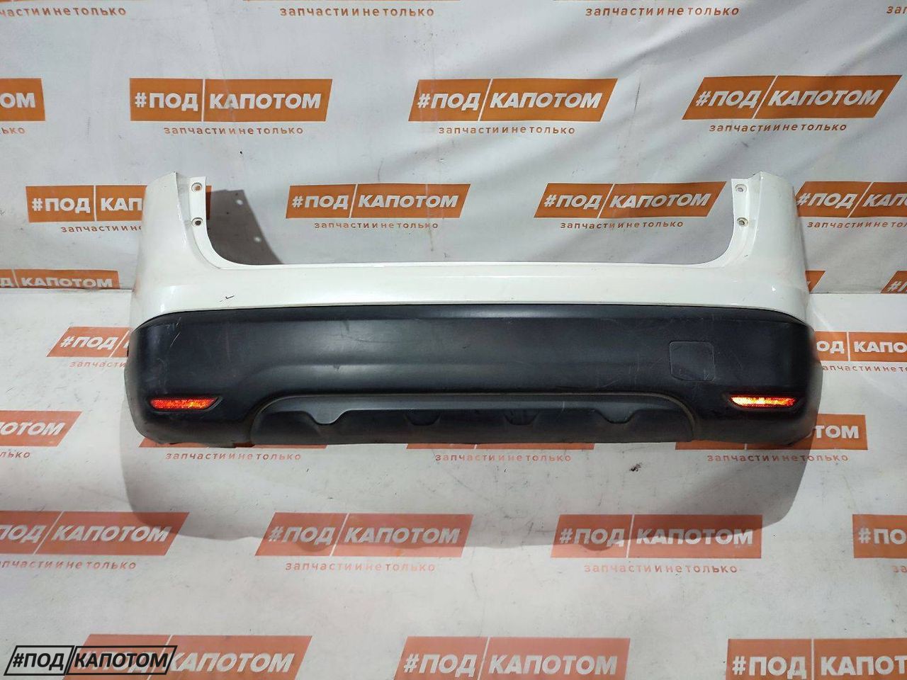 бампер задний Nissan Qashqai 2 поколение 2015, 2.0 л., MR20DD, бензин, АКПП, qab white(pearl), внедорожник 5 дв., передний привод, 850224EB0H, 85022BP90H - фото №1