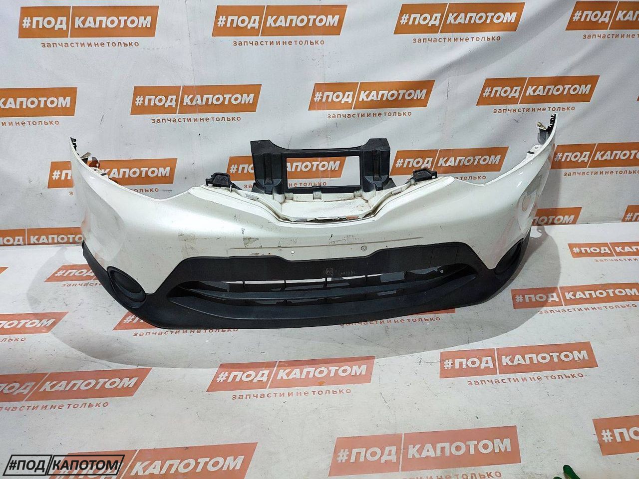 бампер передний Nissan Qashqai 2 поколение 2015, 2.0 л., MR20DD, бензин, АКПП, qab white(pearl), внедорожник 5 дв., передний привод, 620224EA0H - фото №1