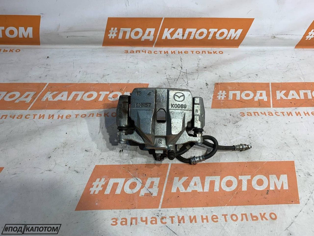 СУППОРТ перед. прав. Mazda 6 GJ GL 2020, 2.5 л., PYY1, бензин, АКПП, 45p sonic silver metallic, универсал, передний привод, GHY93398Z - фото №1