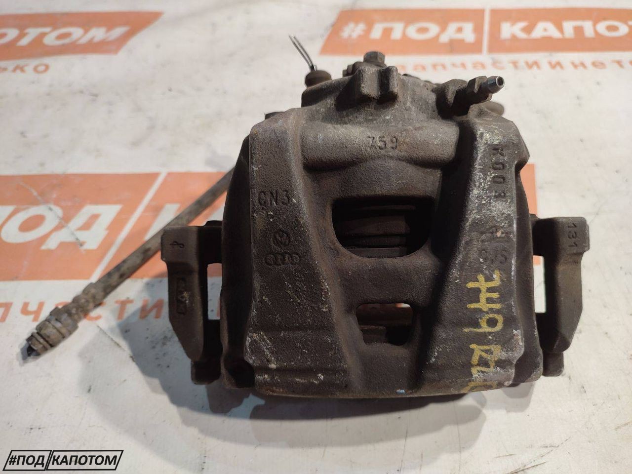 СУППОРТ перед. лев. Volkswagen Tiguan 1 поколение 2008, 2.0 л., CBAB, дизель, АКПП, 2t / c9x, внедорожник 5 дв., полный привод, 5N0615123 - фото №1