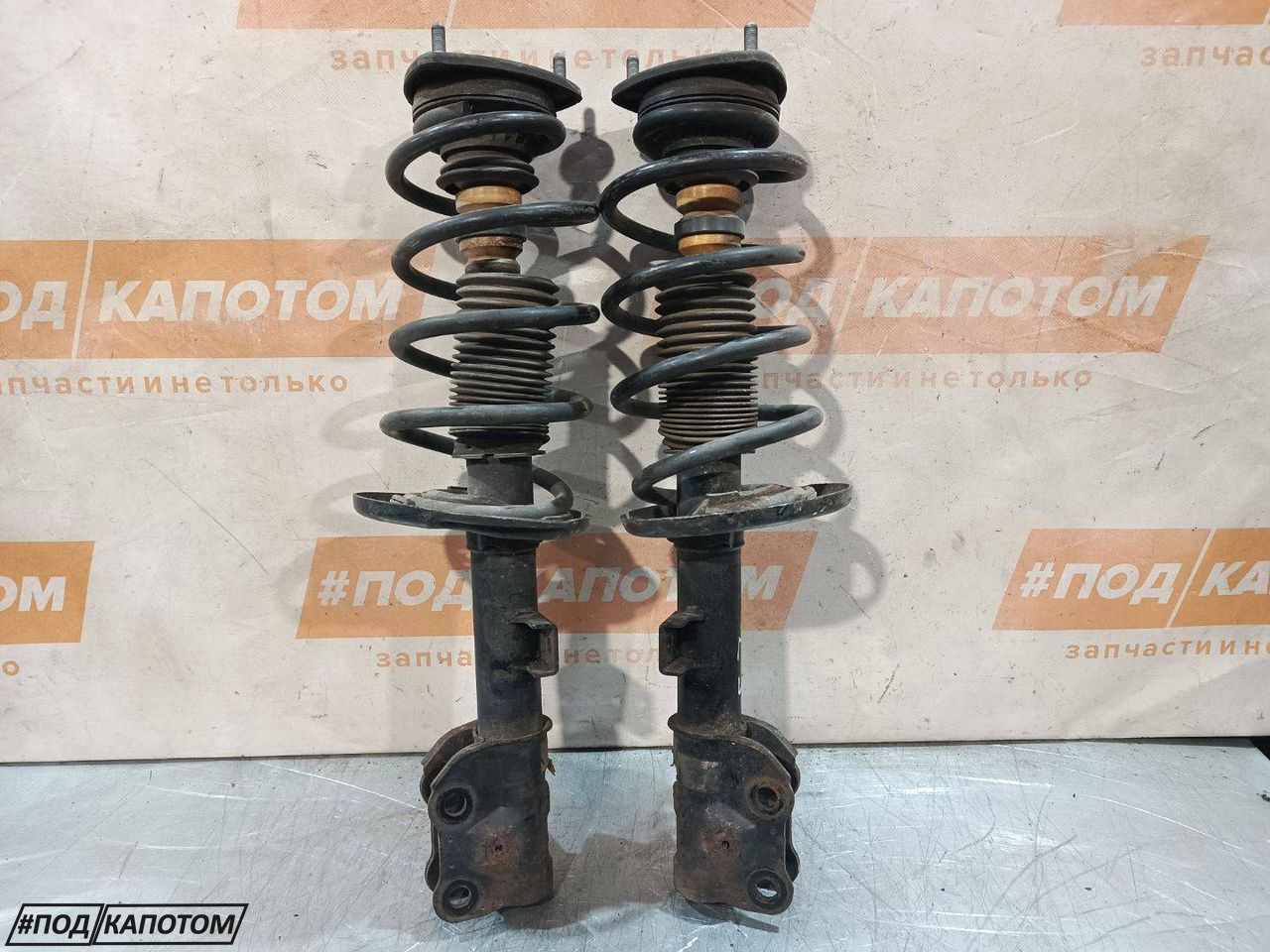 стойка передняя Mazda CX-5 1 поколение 2014, 2.2 л., SH-VPTS, дизель, АКПП, 34k, внедорожник 5 дв., полный привод, KD4534900A, KD4534700A - фото №1