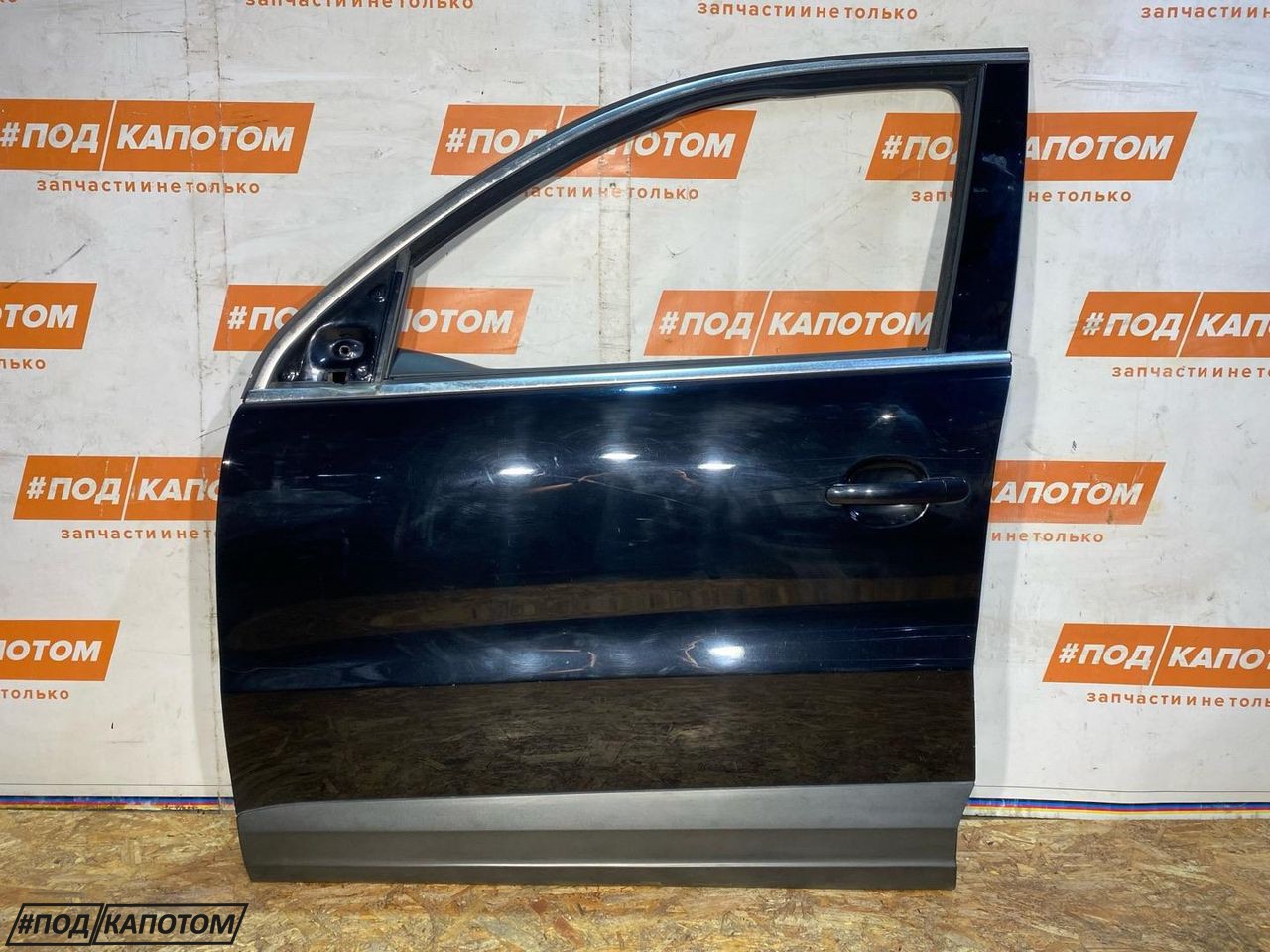 дверь передняя левая Volkswagen Tiguan 1 поколение 2010, 2.0 л., CAWA, бензин, АКПП, внедорожник 5 дв. - фото №1